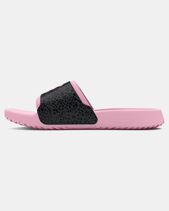 Women's UA Ignite Select Graphic Slides in Pink image number 1
